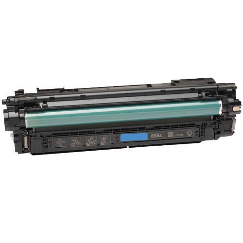 HP 655A (CF451A) Cyan Remanufactured Laser Toner Inkjets.com