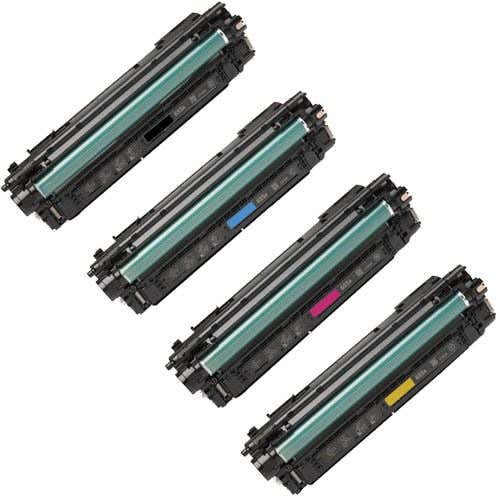 HP 655A Remanufactured Laser Toner 4-Pack Carrot Ink