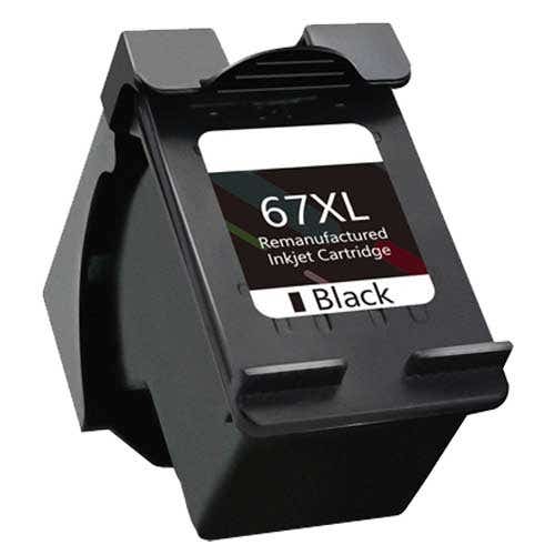HP 67XL (3YM57AN) Black Remanufactured High Yield Ink Cartridge