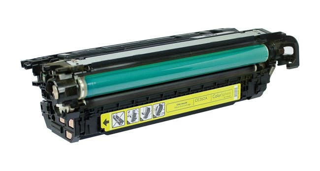 HP CE262A (HP 647A) Laser Toner Cartridge - Yellow - Remanufactured