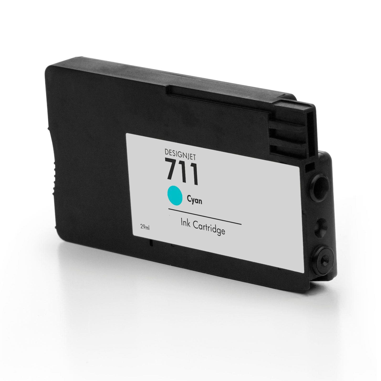 Remanufactured HP 711 (CZ130A) Cyan Ink Cartridge