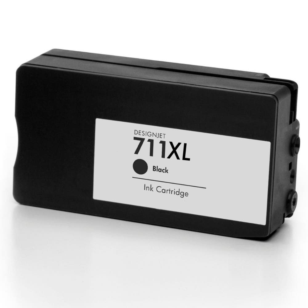 Remanufactured HP 711XL (CZ133A) Black Ink Cartridge - High Yield