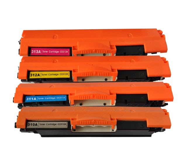 HP 126A Remanufactured Toner Cartridge 4-Pack Combo_Inkjets.com
