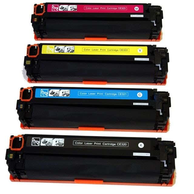 HP 128A Remanufactured Laser Toner Cartridges 4-Pack