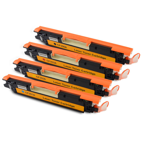 HP 130A Remanufactured Laser Toner Cartridges 4-Pack