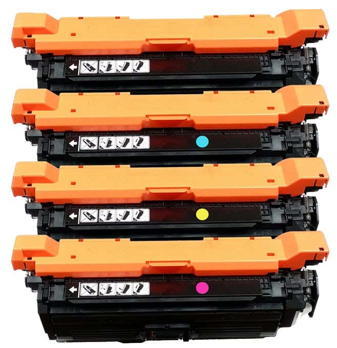 HP 646X & 646A Remanufactured Laser Toner Cartridges 4-Pack
