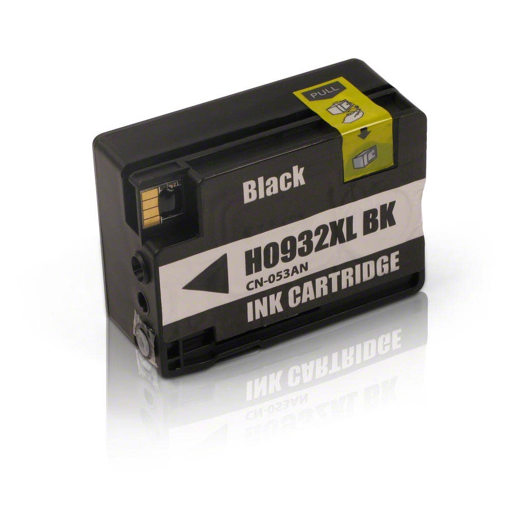 HP 932XL Black Remanufactured Ink Cartridge - Black