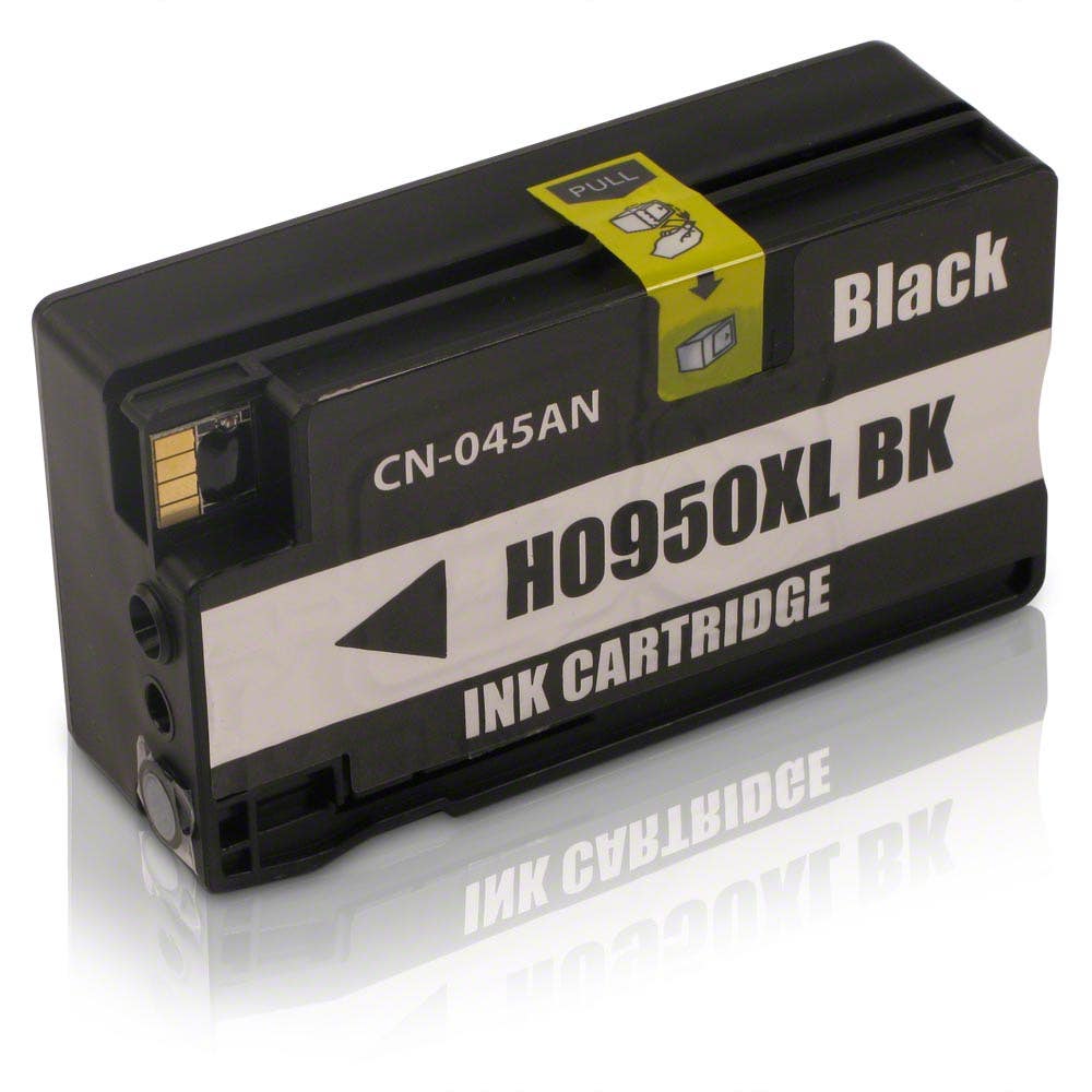 HP 950XL (CN045AN) Black Remanufactured Ink Cartridge - Black