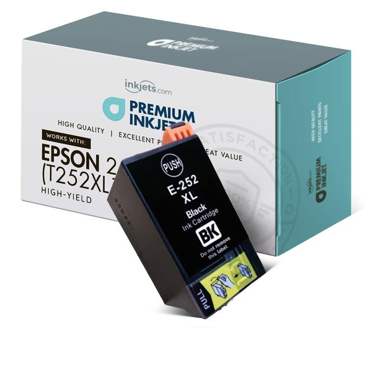Epson 252XL (T252XL120) Remanufactured Black High-Yield Ink Cartridge