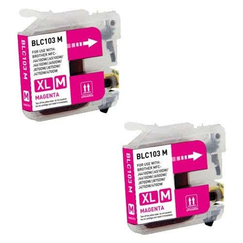 Brother LC103/LC101 Cyan High-Yield Inkjets