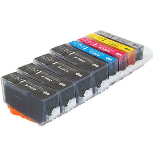 PGI-225BK & CLI-226 Compatible Ink Cartridge 8-Pack