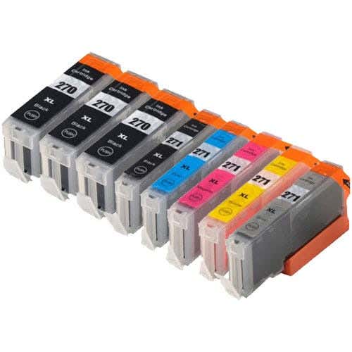 PGI-270XL & CLI-271XL Compatible High Yield Ink Cartridge 8-Pack