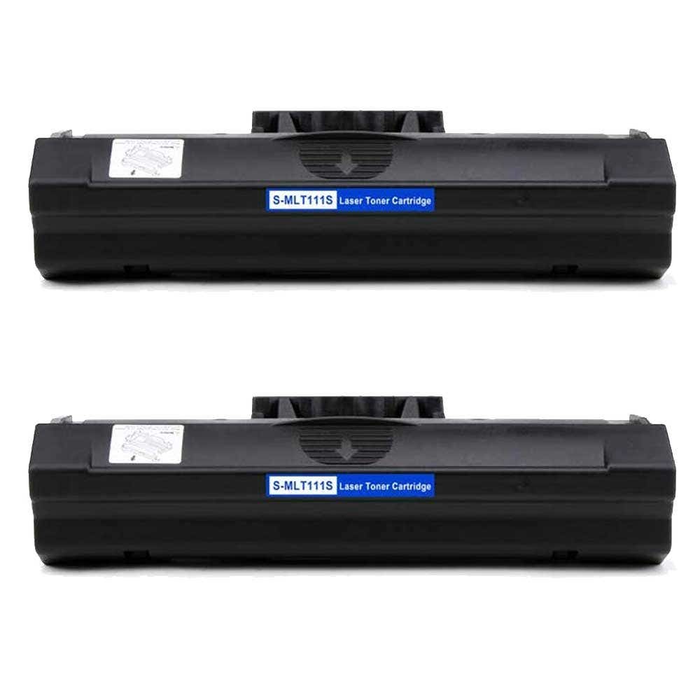 Samsung MLT-D111S Black Compatible Toner Cartridge Twin Pack Carrot Ink