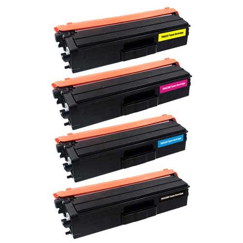 Brother TN433 High-Yield Compatible 4-Pack Carrotink