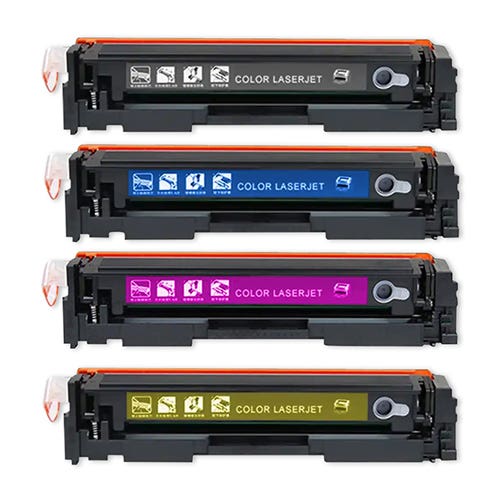 HP 206X Compatible High-Yield Toner Cartridges 4-Pack (With Chip) 