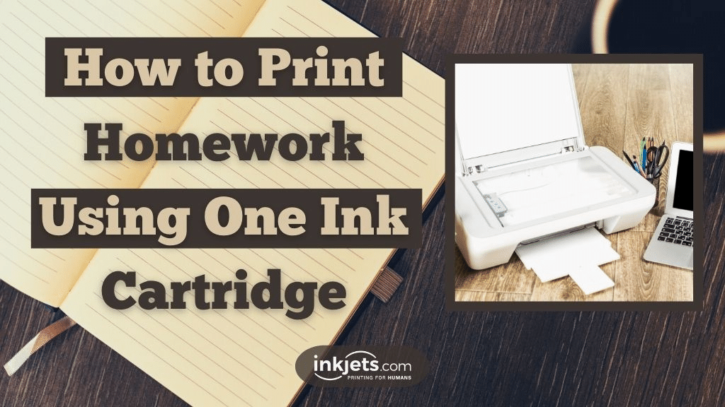 How to print using one ink cartridge?