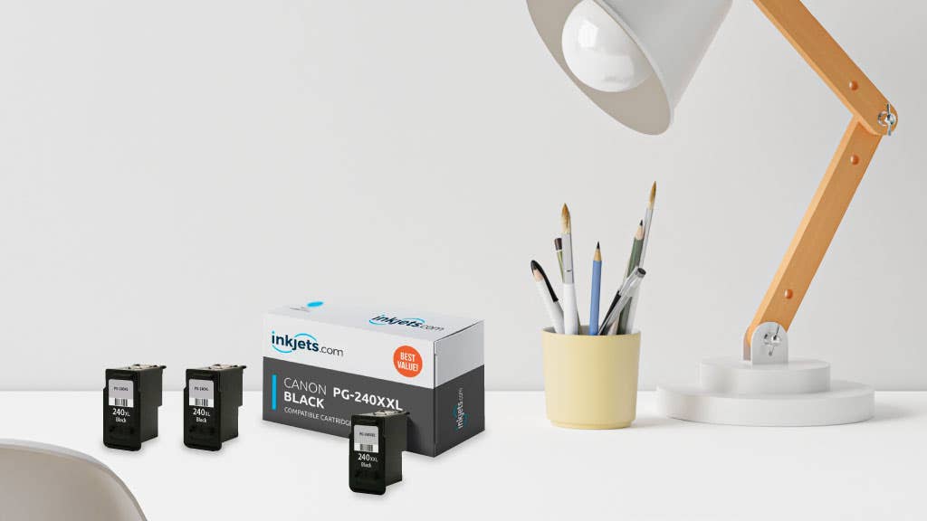 Photo of a box of high yield printer ink cartridge from InkJets.com