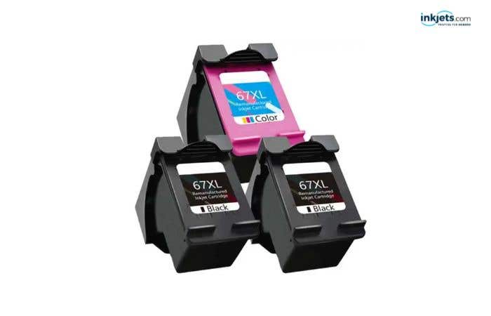 photo of ink cartridge for HP printer