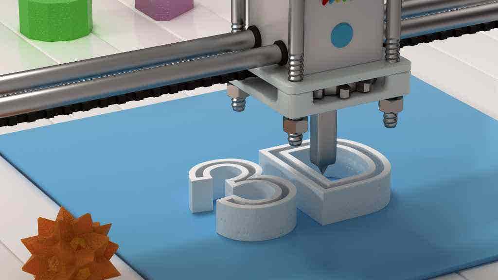 Photo of a white 3D Printer