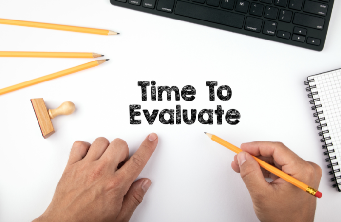 time to evaluate graphic
