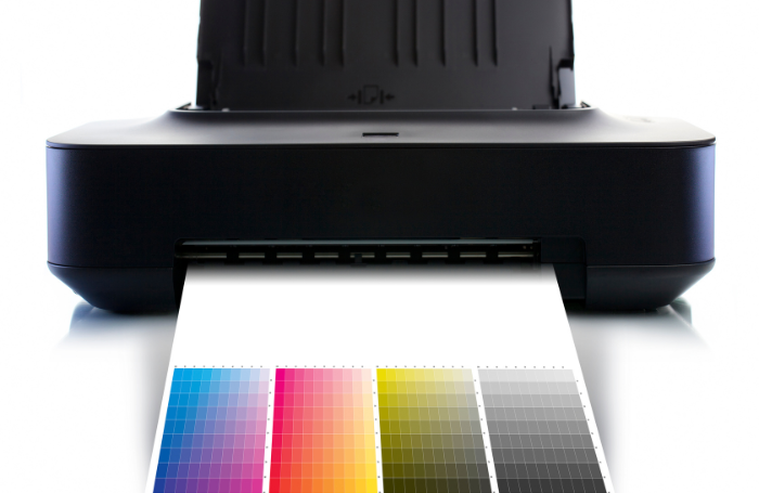 Black printer primtig a test page