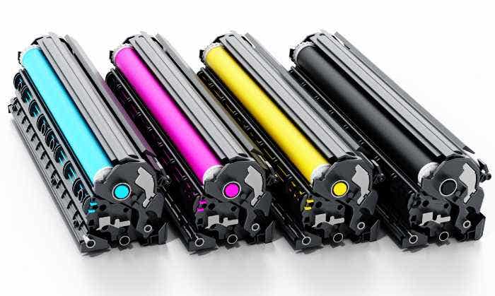 CMYK toner cartridges