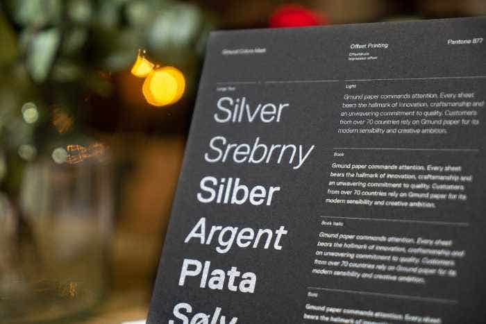 sign with font styles