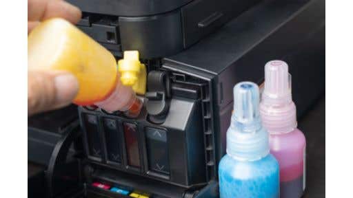 disadvantage of refilling printer ink