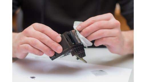 cleaning removable printhead