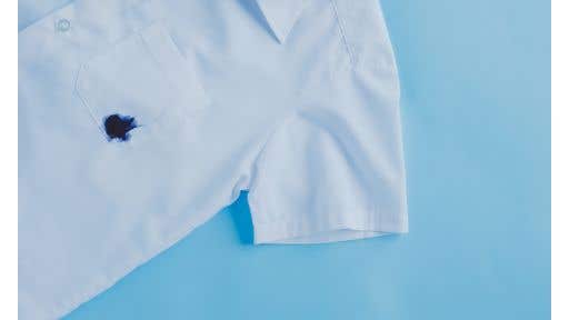 ink stain on shirt