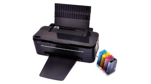 black ink tank printer