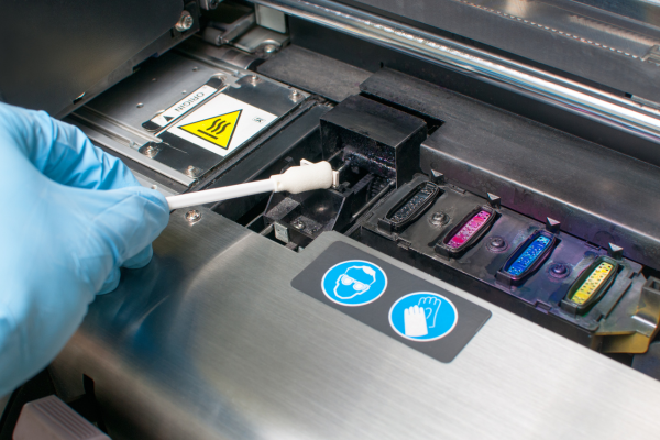 cleaning a printer