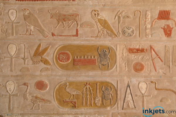 photo of heiroglyphs